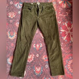 J Crew 770 straight fit pant in corduroy